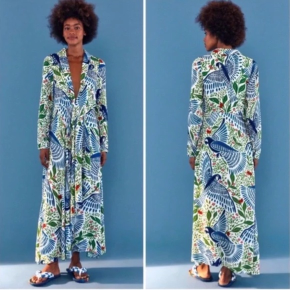 off white macaw flight maxi dress farm rio off white macaw flight smocked maxi dress FARM Rio Off-White Wonderful City Euroflax